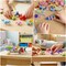 Wrapables Animal Building Blocks Set for Party Favors, Goodie Bag Stuffer, Stocking Stuffer (Set of 12), Ocean Park